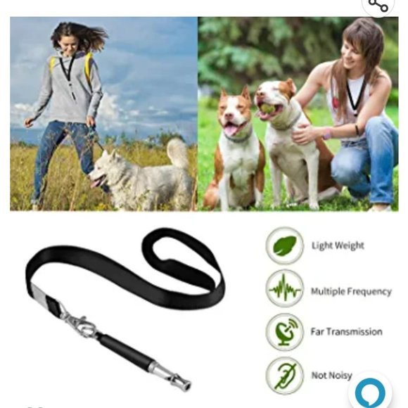 Ultrasonic Blue Dog Whistle AND Black Dog Training Clicker - Picture 2 of 7